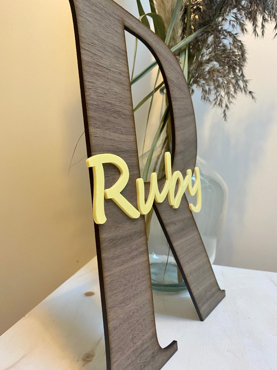 Large letter with name