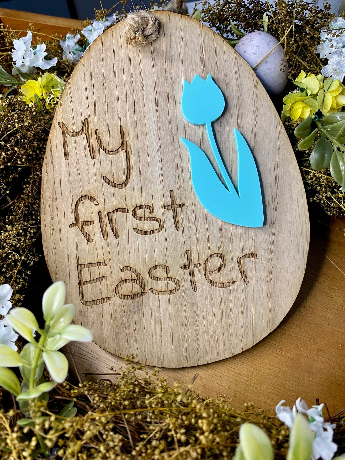 My first Easter hanging egg