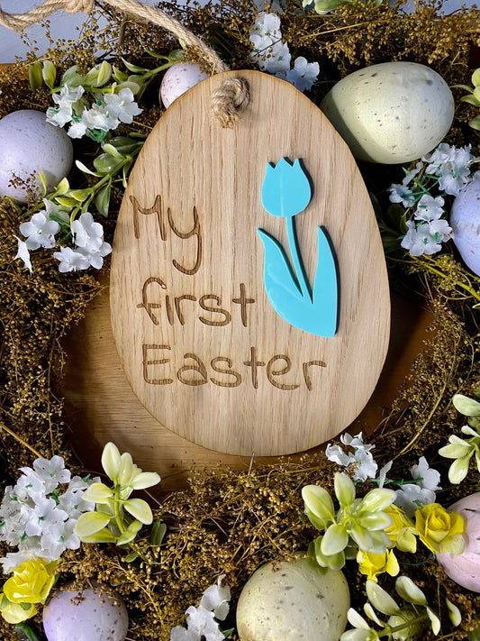 My first Easter hanging egg