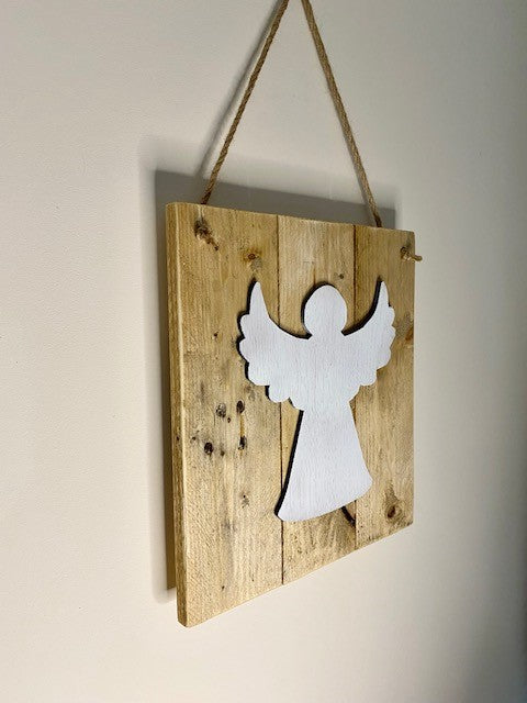 Rustic Christmas Angel board