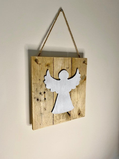 Rustic Christmas Angel board